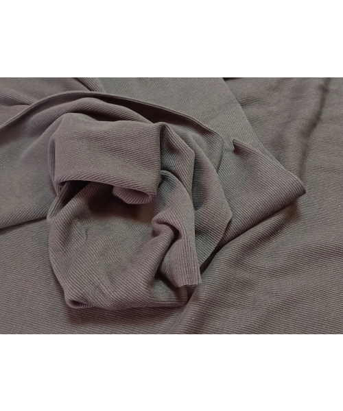 Ściągacz bawełniany prążek do wykończenia bluzy dresowej - czarny
